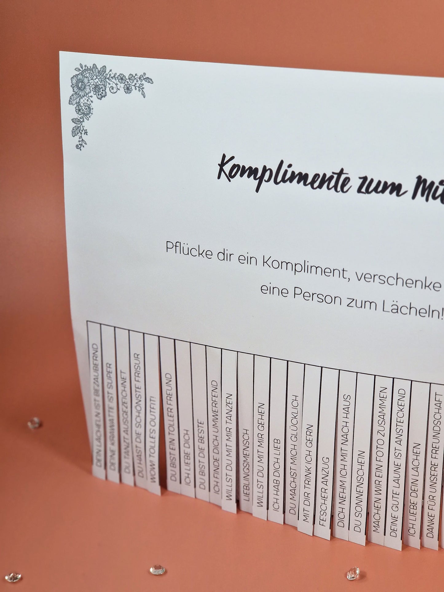 Komplimente to go JUST DO IT