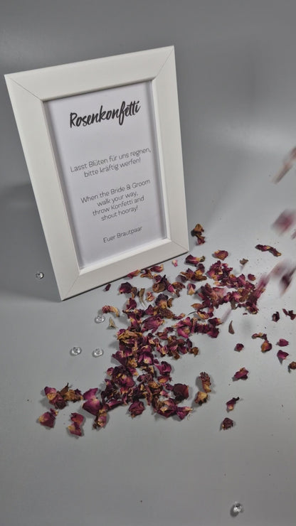 Bio Konfetti ROSES IN BAG